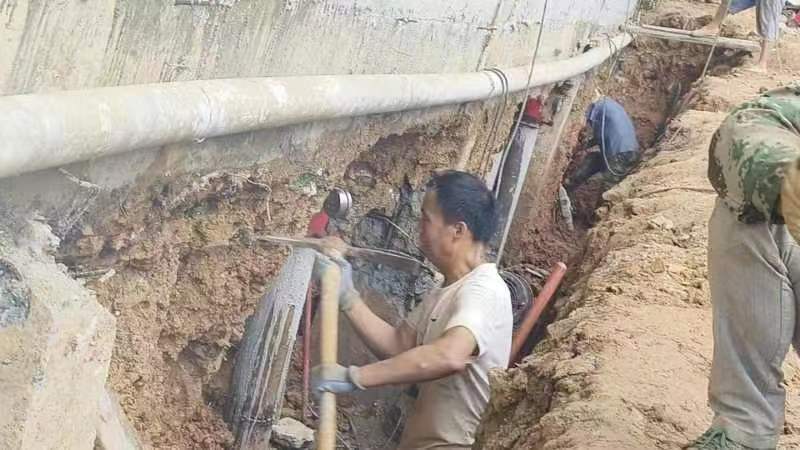 雷鸣镇房屋纠偏施工